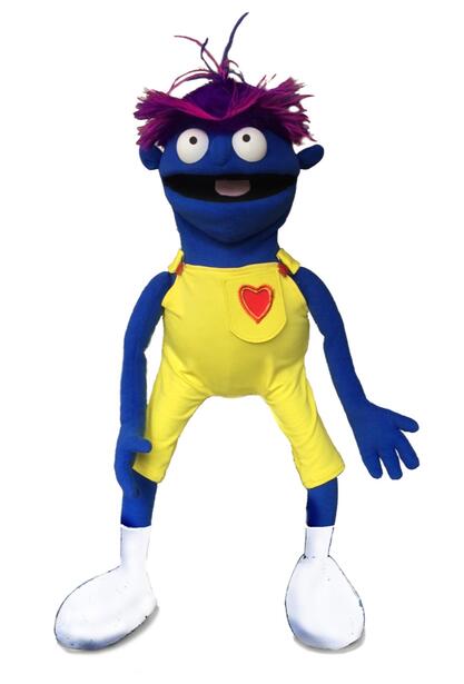 Bobi puppet - commissioned for Jessica Innes' theatre show