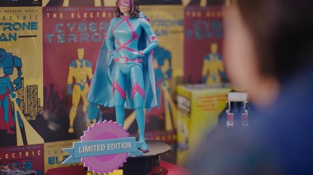 Bank of Scotland Commercial - design and sculpt of superhero model, hero prop