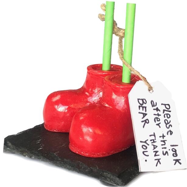 Great British Menu - Paddington Bear boots dish presentation for Abifarin Babatunde
