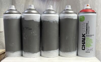 The Fall of Sir Douglas Weatherford - flexible foam spray cans action props