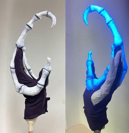 Nevada Ballet - Captain Hook's hook glow in the dark - designer Emma Bailey