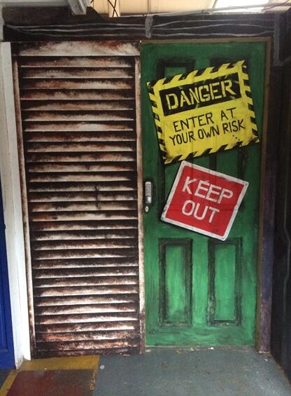Bill the Biker's garage mural